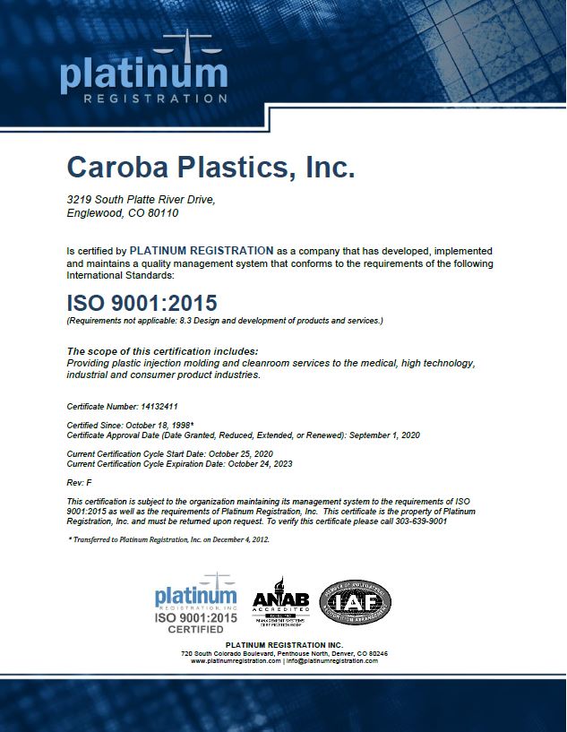 ISO Caroba Plastics