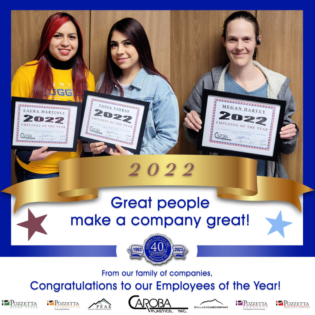 Caroba 2022 Employees of the Year