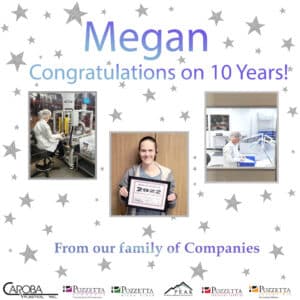 Megan 10 year anniversary